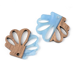 Подвески из смолы и ореха&nbsp;RESI-S389-047B