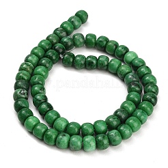 Teñidos naturales blancas abalorios de jade hebras&nbsp;GG-CBAA20A-01A-07