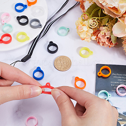 Резиновые талреп ремни&nbsp;AJEW-CP0007-10