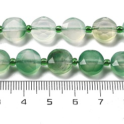 Нити окрашенных и нагретых бусин из натурального агата G-C116-A84-01