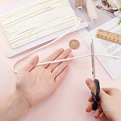 Круглая атласная лента длиной 10 м с хлопковым шнуром внутри. OCOR-BC0007-35C