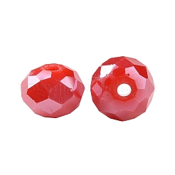 Гальванические стеклянные бусины&nbsp;EGLA-X0006-01F-8mm