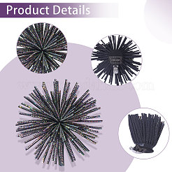 2 Stück Schuhschnallenclips aus Stoff und Strass&nbsp;FIND-FG0003-96B