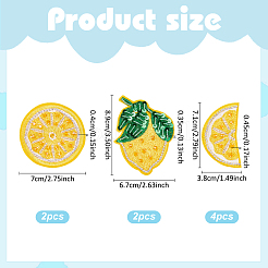 8 шт. полиэстеровые нашивки на одежду&nbsp;PATC-MA0001-39