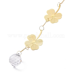 Кулон в виде ловца солнца из граненого стекла&nbsp;LS-AJEW-A037-06G