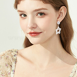 20 шт. 2 стиля латунных сережек-гвоздиков&nbsp;KK-BBC0015-13