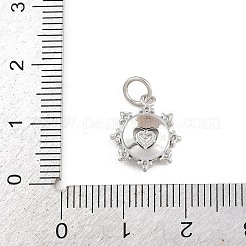 Латунные микро проложить кубического циркония подвески&nbsp;KK-A269-52P