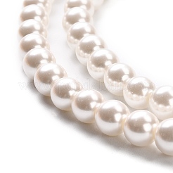 Fili di perle di vetro ecologiche&nbsp;HY-A008-8mm-RB082