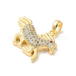 Латунные микро проложить кубического циркония подвески&nbsp;KK-Z073-17G