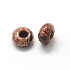 Натуральный красный радуга яшма европейский бисер G-Q442-12