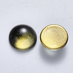 Trasparente a spruzzo verniciato cabochons di vetro&nbsp;GLAA-S190-013C-C04