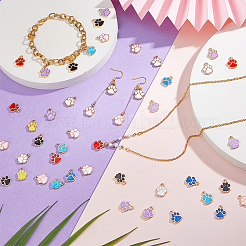 120шт 8 цвета сплава эмаль подвески&nbsp;FIND-FH0017-01