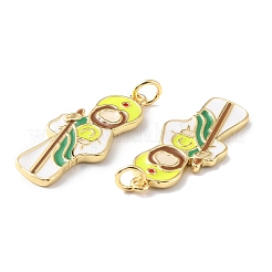 Латунные подвески с реечным покрытием с прыгающим кольцом KK-F852-27G