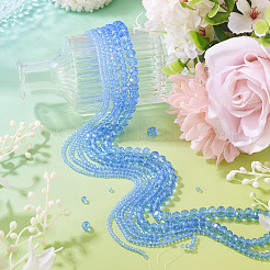 6 нити 6 стилей стеклянных бусин нити&nbsp;EGLA-TA0013-21C