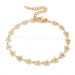 Браслеты из нержавеющей стали 304 в стиле бохо для женщин BJEW-Z091-01G