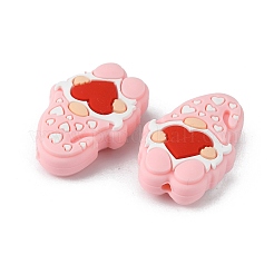 Пищевые экологически чистые силиконовые бусины&nbsp;LS-SIL-WH0002-52F