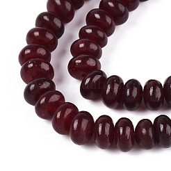 Chapelets de perles en jade blanc naturel teinté&nbsp;G-T139-59A-01