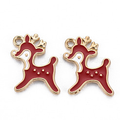 Подвески из эмали и сплава&nbsp;ENAM-S126-062B-NR