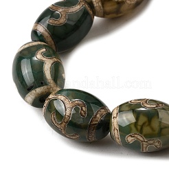 Тибетского стиля DZI бисер нитей&nbsp;G-S389-A06