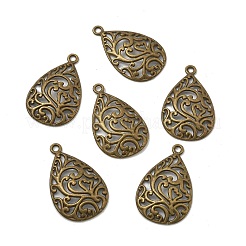 Подвески из сплава с филигранной каплей в тибетском стиле&nbsp;LS-X-TIBEP-Q041-042AB-NR