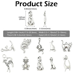 100 pz 10 stili pendenti in lega di stile tibetano&nbsp;FIND-CJ0005-66