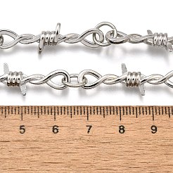 Ожерелья из колючей проволоки NJEW-R254-01B-P