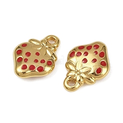 Erdbeere 304 Edelstahl Emaille Anhänger&nbsp;STAS-L290-21A-G