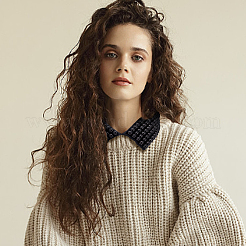 2 шт. двухцветные съемные тканевые женские воротники DIY-AN0001-16