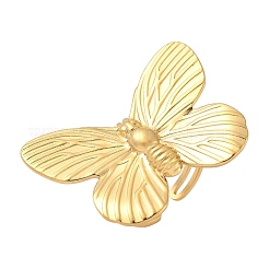 Offene Manschettenringe aus 304 Edelstahl für Damen&nbsp;LS-RJEW-U060-04D-G
