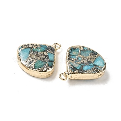 Подвески из окрашенной синтетической императорской яшмы&nbsp;G-D337-01G