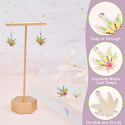 24шт 2 цвета сплава эмалевые подвески&nbsp;FIND-CA0006-71