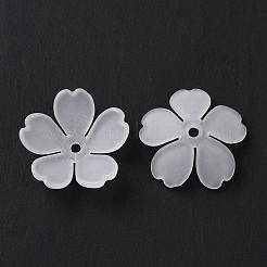 5-лепестковые прозрачные акриловые шарики OACR-A017-13