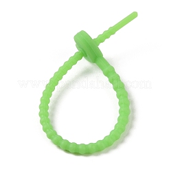 Силиконовые кабельные стяжки в форме сердца AJEW-C034-02B