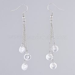 Серьги-подвески из нержавеющей стали 304 EJEW-JE04003-03