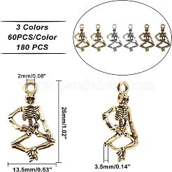 180 pz 3 pendenti in lega punk&nbsp;FIND-FH0001-23