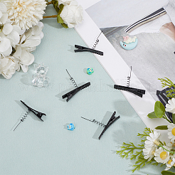 100 pieza de accesorios para pinzas de pelo de cocodrilo de hierro&nbsp;IFIN-PH0002-50