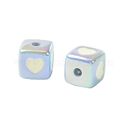 10 шт. непрозрачные акриловые эмалевые бусины&nbsp;ACRC-FS0001-02A