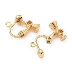 Латунный винт клипсы серьги&nbsp;XGR0065G-54G