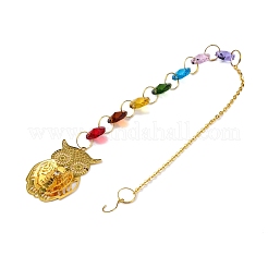 Железные висячие украшения&nbsp;AJEW-H154-04F