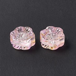 Гальваническим стеклянные бусины&nbsp;X-GLAA-G090-01