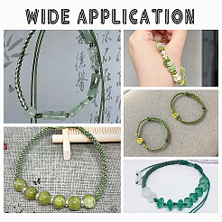 1 рулон круглых вощеных полиэфирных шнуров YC-PH0002-44D