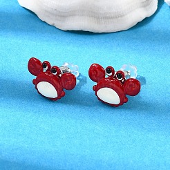 Серьги-гвоздики из латуни&nbsp;EJEW-A148-01A