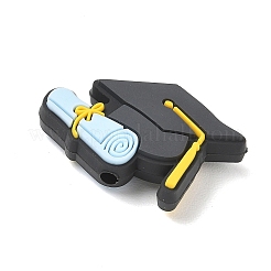 Perles de silicone sur le thème de l'obtention du diplôme&nbsp;SL-CBAF318-B07