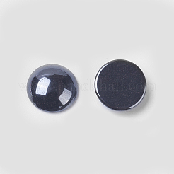 Cabochons en hématite synthétique sans magnétique&nbsp;X-G-S076-14mm