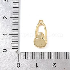 Латунные микропаве прозрачные подвески с фианитом&nbsp;KK-G545-19G