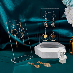 Прозрачные акриловые стойки для серег EDIS-WH0012-17