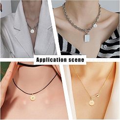 40 шт. 2-цветное ионное покрытие (IP) из нержавеющей стали 304&nbsp;STAS-FH0001-53