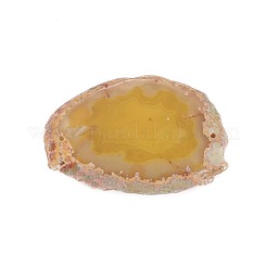 Натуральный агат ломтики большие звенья соединители G-E022-M01