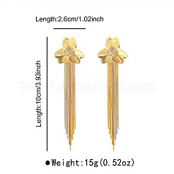 Lega Orecchini con strass ciondola&nbsp;WG394CA-05