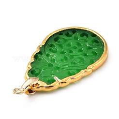 Colgantes de jade naturales&nbsp;KK-G409-04G